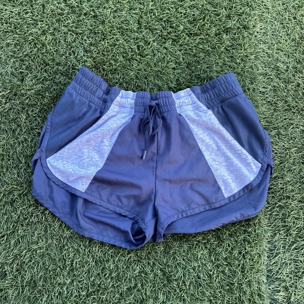 Uniquely Lorna Jane Athletic Active Size M Women's Running Shorts Blue 90s Gym
